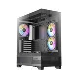 Antec CX700 RGB Elite: High-Airflow Mid-Tower Gaming Case with 6 RGB Fans & 850W PSU in Black and White