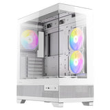 Antec CX700 RGB Elite: High-Airflow Mid-Tower Gaming Case with 6 RGB Fans & 850W PSU in Black and White