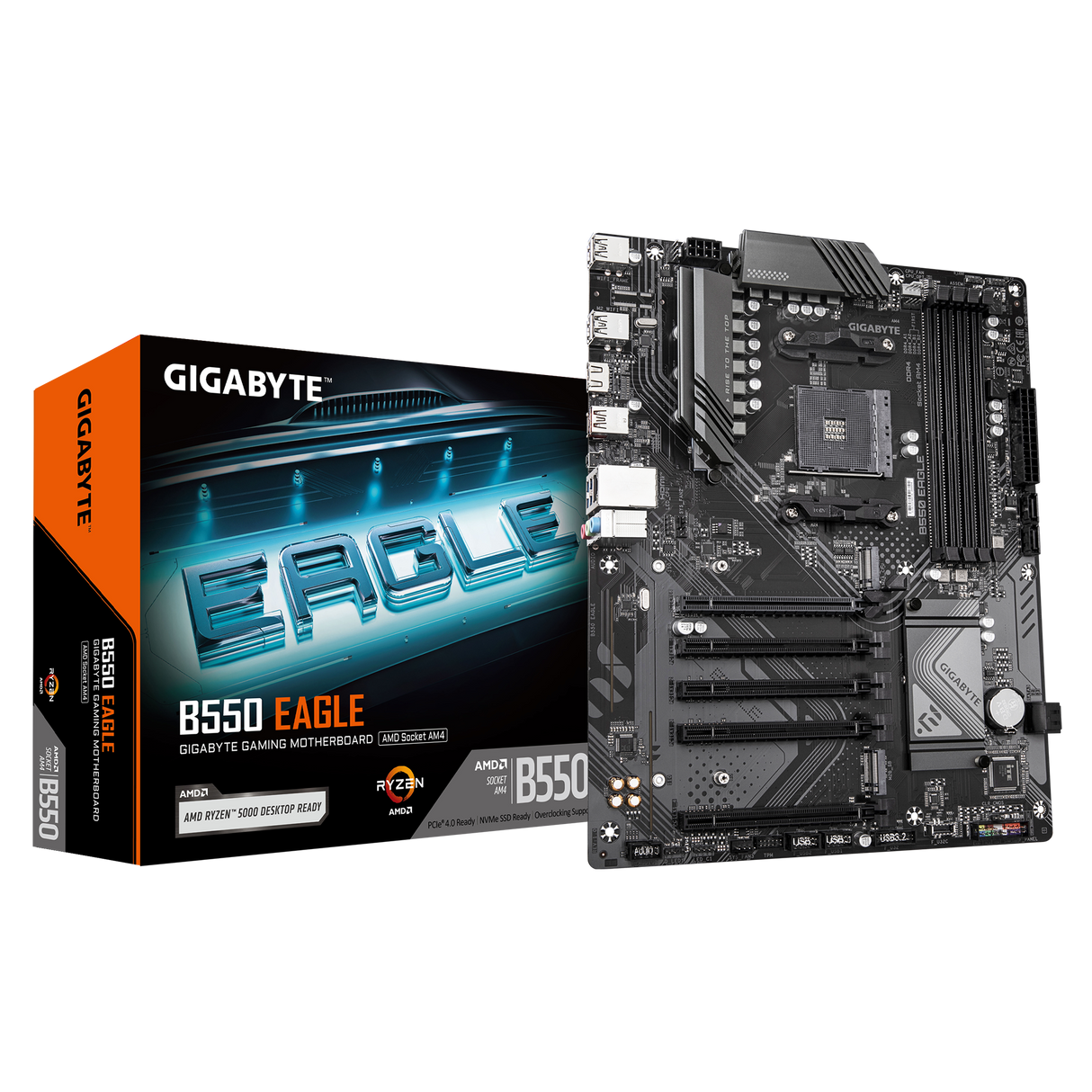 Gigabyte B550 EAGLE: Ryzen-Compatible ATX Motherboard with PCIe 4.0