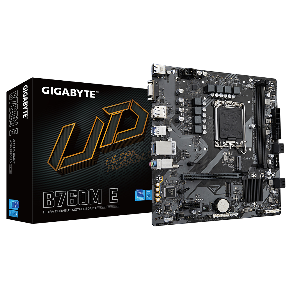 Gigabyte B760M E: High-Performance DDR5 Motherboard for Intel LGA1700
