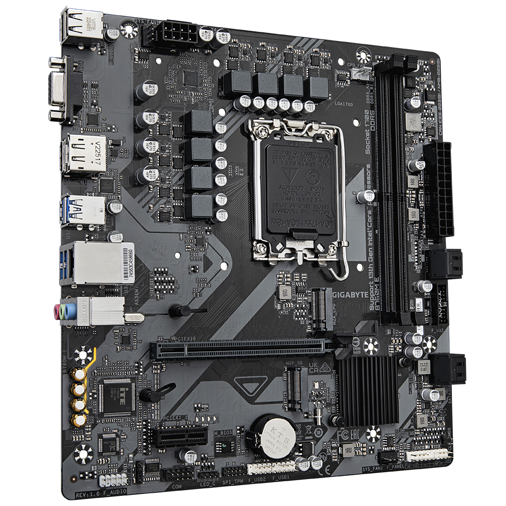 Gigabyte B760M E: High-Performance DDR5 Motherboard for Intel LGA1700