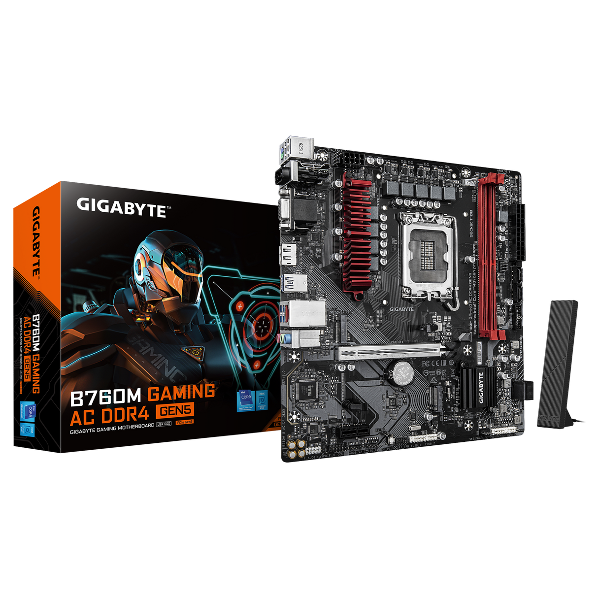 Gigabyte B760M GAMING AC DDR4 GEN5: PCIe 5.0 Ready Gaming Motherboard for Intel 14th Gen
