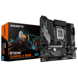 GIGABYTE B760M GAMING X GEN5 LGA 1700 PCIe 5.0 DDR5 mATX EZ-Latch Supports Intel Core 14th/ 13th/12 processors