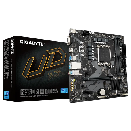 GIGABYTE B760M H DDR4 – Reliable Gaming Motherboard