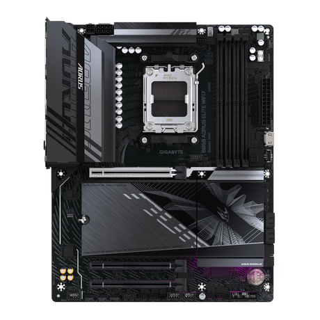 GIGABYTE B850 AORUS ELITE WIFI7 Motherboard - AMD Ryzen 9000 Series CPUs, 14+2+2 Phases Digital VRM, up to 8200MHz DDR5 (OC), 1xPCIe 5.0 + 2xPCIe 4.0 M.2
