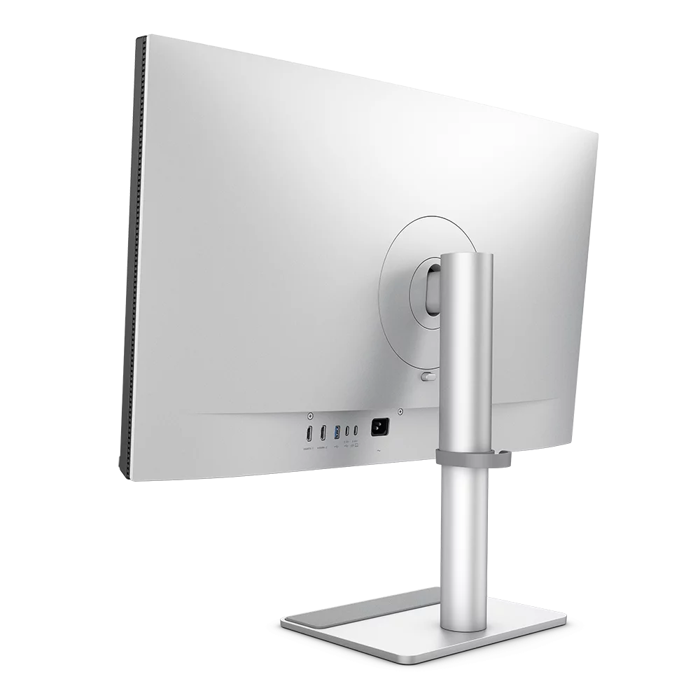 شاشة BENQ MACBOOK MA270U مقاس 27 بوصة بدقة 4K وتقنية IPS مع HDR10 و99% من ألوان sRGB و95% من نطاق الألوان P3 وسطوع 400 شمعة ووقت استجابة 5 مللي ثانية وتوصيل طاقة عبر USB-C ومكبرات صوت مدمجة وتعديلات مريحة مثل الإمالة والتدوير والدوران