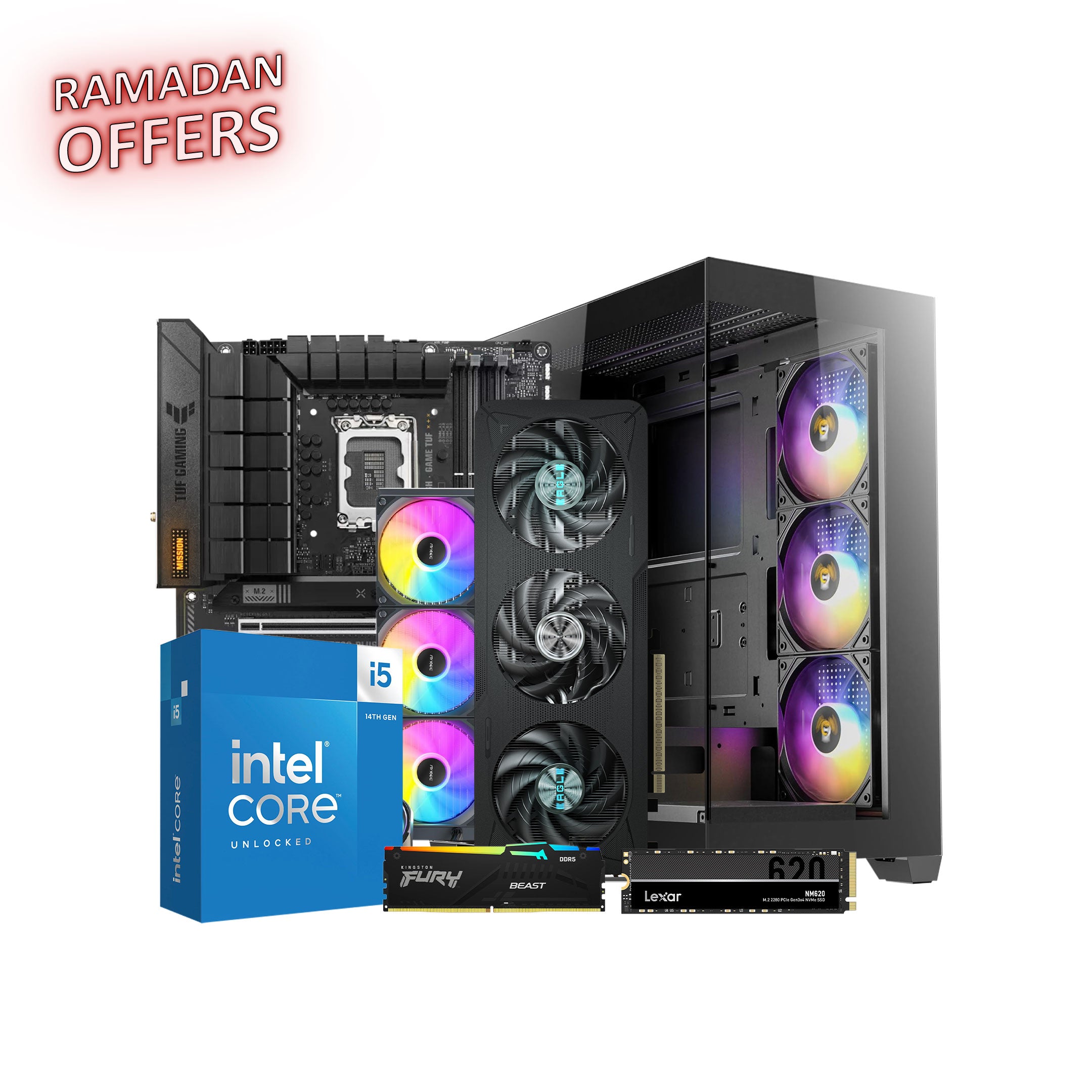 1440p Gaming PC | i5-14600K | RTX 5060 Ti | 16GB DDR5 – Elyamama