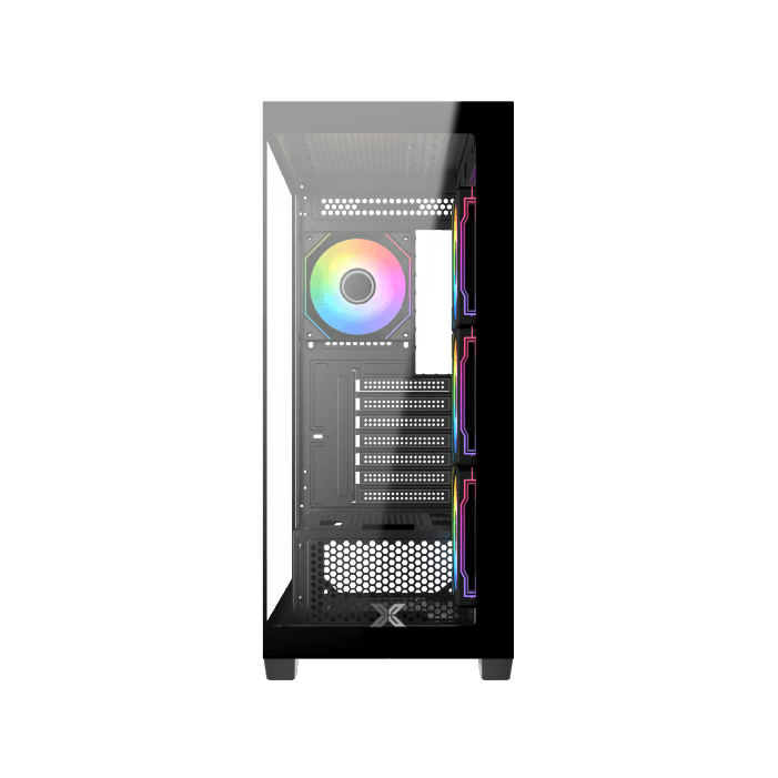 Xigmatek Blast ARGB Super Tower + X-Power 750W 80 Plus White Power Supply E-ATX Support Tempered Glass Side Panel High Airflow Design