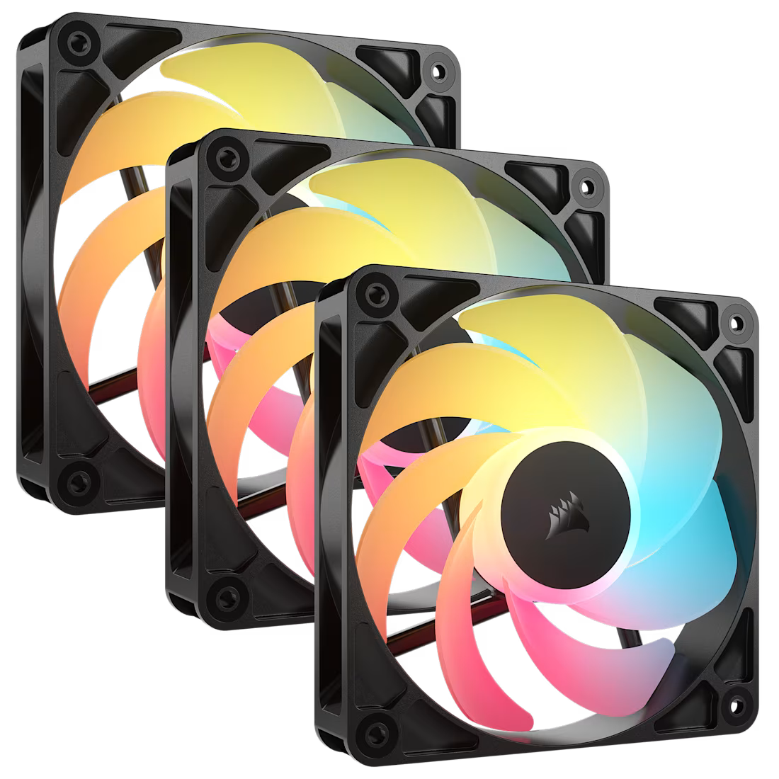 Corsair RS120-R ARGB 120mm PWM Reverse Fans Triple Pack