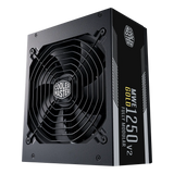 باور سبلاي Cooler Master MWE Gold 1250 V2 – 1250 وات ATX 3.0 80+ جولد مع مروحة 140 مم FDB