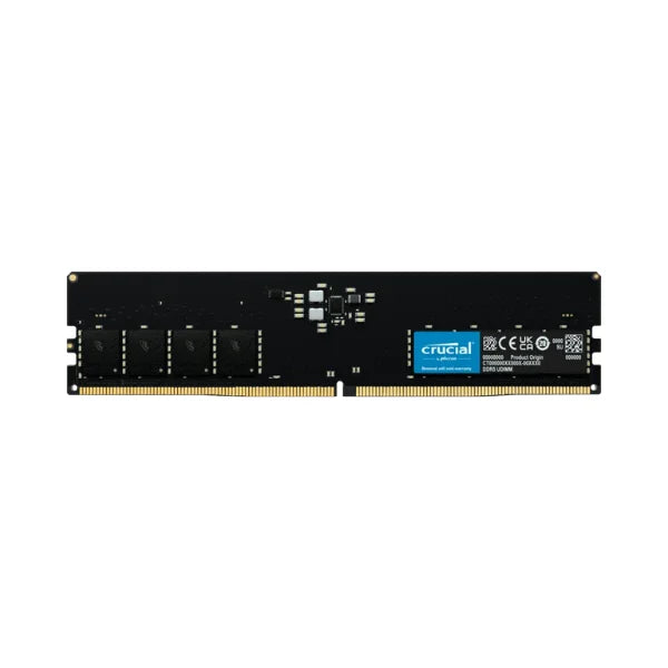 ذاكرة وصول عشوائي (RAM) Crucial سعة 32 جيجابايت DDR5 بتردد 5600 ميجاهرتز CL46 للكمبيوتر الشخصي