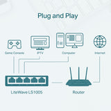 Effortless Networking with TP-Link LS1005 5-Port Desktop Switch