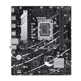 ASUS PRIME B760M-R D4 Intel B760 LGA 1700 micro-ATX motherboard with PCIe 4.0, two PCIe 4.0 M.2 slots, DDR4, Realtek 2.5Gb Ethernet HDMI SATA 6 Gbps front USB 5Gbps ports Aura Sync