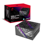 ASUS ROG Strix 1200W Platinum PSU GaN MOSFET GPU-FIRST Technology 0dB Cooling PCIe 5.1 Ready