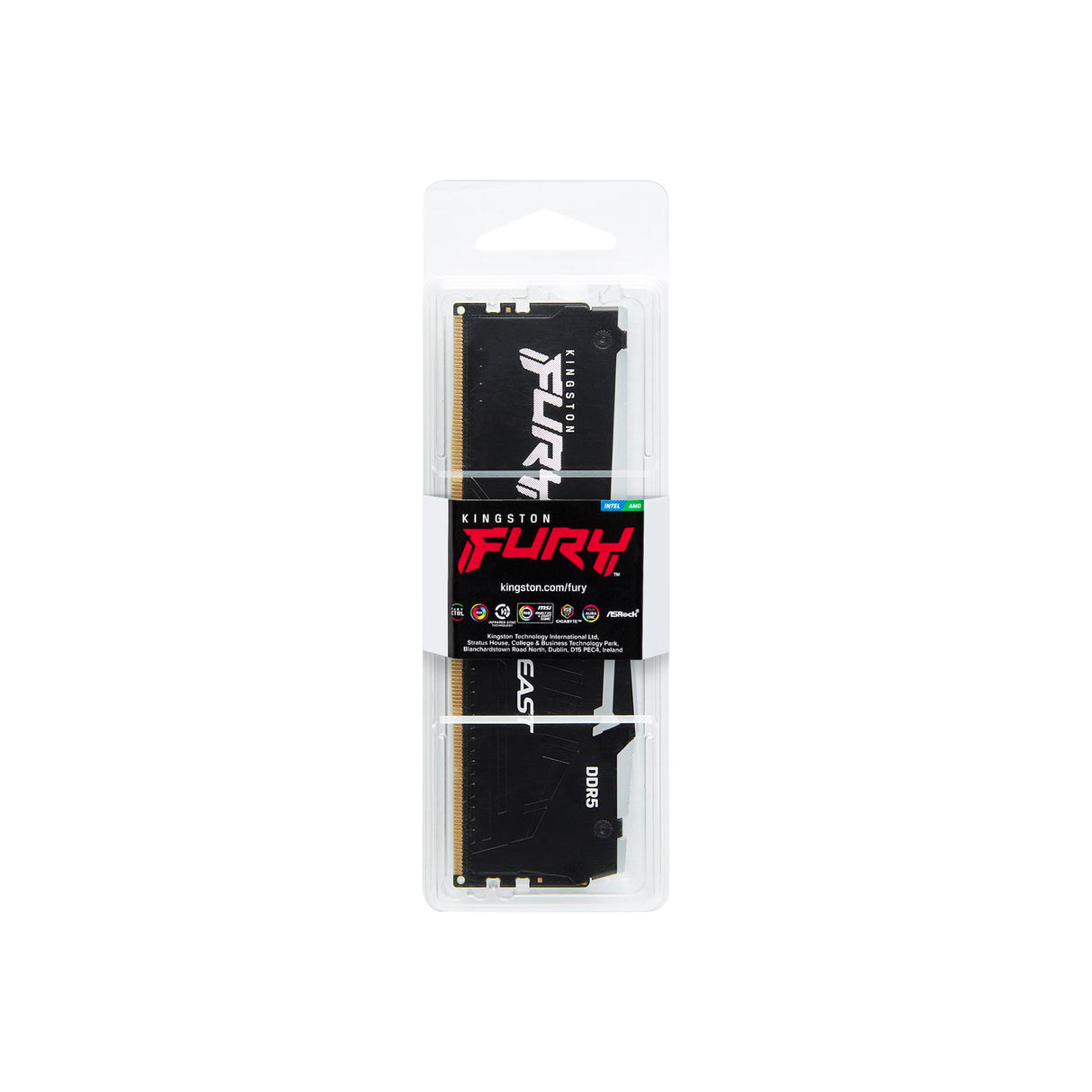 Kingston Fury Beast DDR5 RGB (16GB-32GB) 5600MT/s DDR5 CL40 DIMM Desktop Gaming Memory
