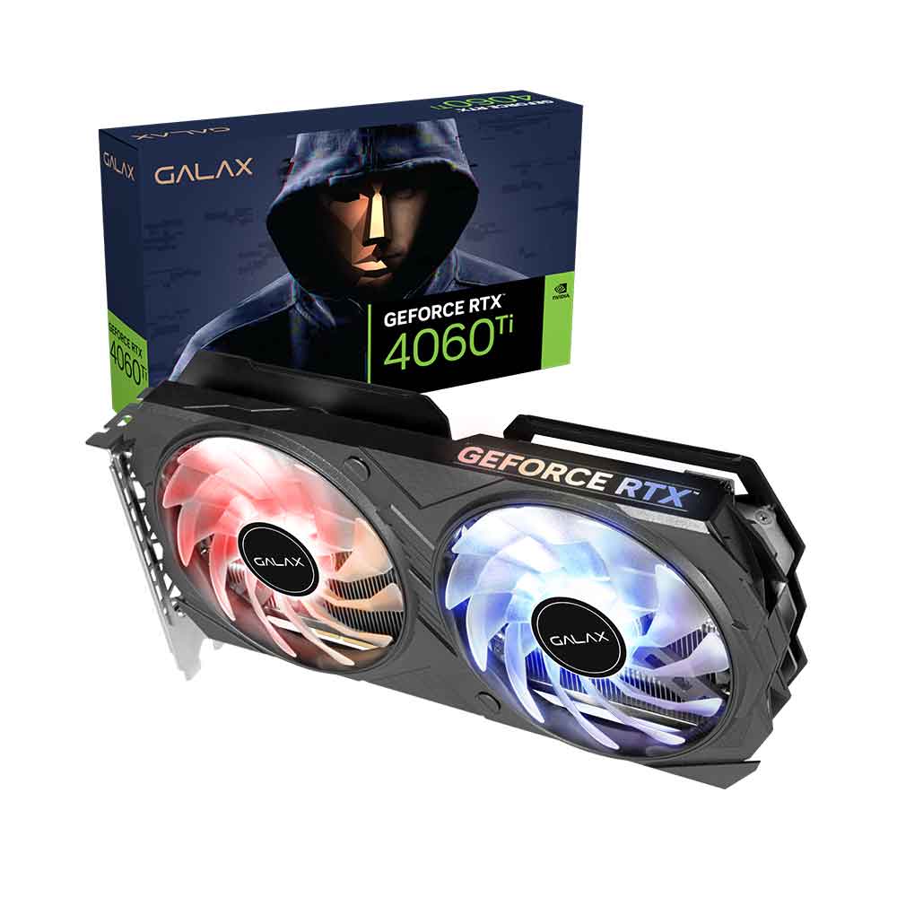 GALAX GeForce RTX 4060 Ti 8GB EX 1-Click OC 8GB GDDR6 128-bit DP*3 HDMI 2.1 DLSS 3 Graphics Card