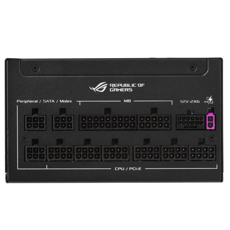 ASUS ROG Strix 1200W Platinum PSU GaN MOSFET GPU-FIRST Technology 0dB Cooling PCIe 5.1 Ready