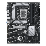 ASUS Prime B760-PLUS LGA 1700 ATX motherboard with PCIe 5.0 three PCIe 4.0 M.2 slots, DDR5, Realtek 2.5Gb Ethernet, DisplayPort, VGA, HDMI™, SATA 6 Gbps, USB 3.2 Gen 2x2 Type-C front USB 3.2 Gen 1 Type-C Thunderbolt (USB4) support Aura Sync