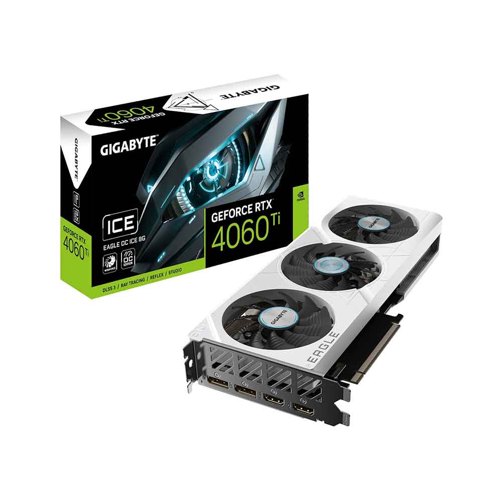 GIGABYTE GeForce RTX 4060 Ti EAGLE OC ICE 8GB GDDR6 128bit PCI-E