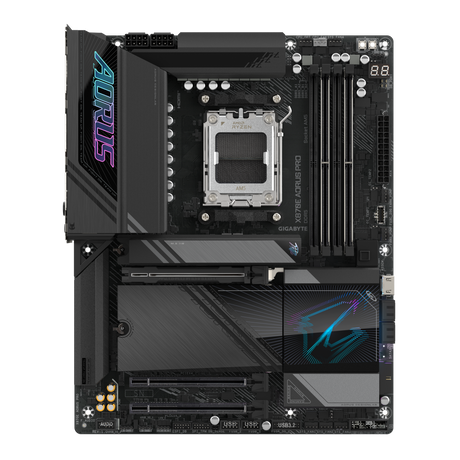 GIGABYTE X870E AORUS PRO AM5 ATX DDR5 4x M.2 PCIe 5.0 USB4 Wi-Fi 7 2.5GbE LAN EZ-Latch