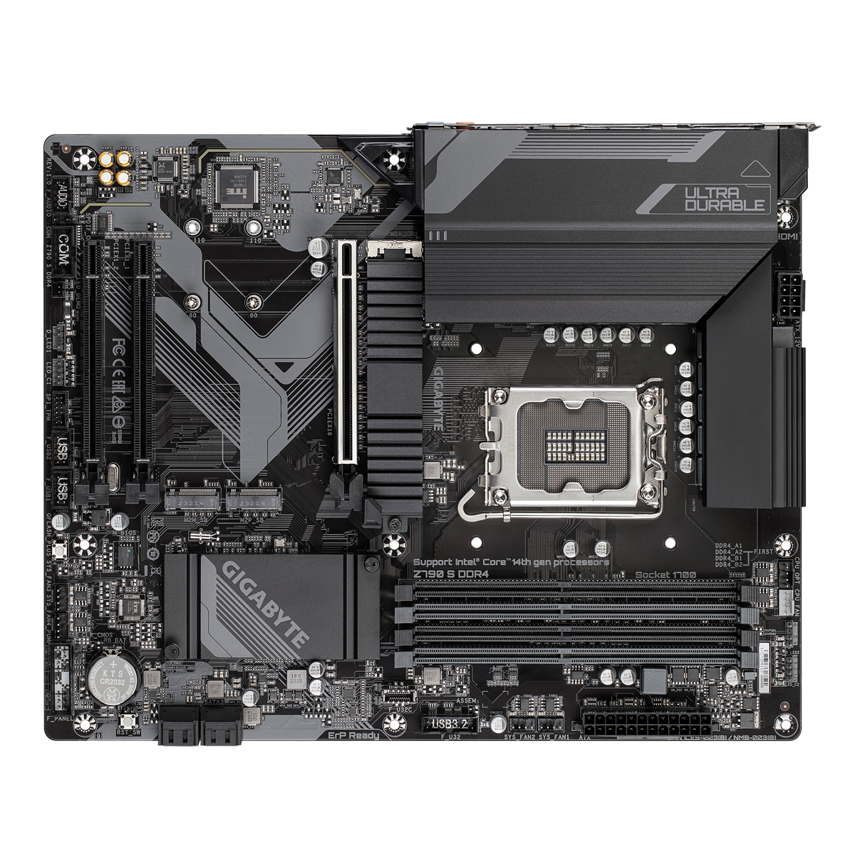 GIGABYTE Z790 S DDR4 LGA 1700 Intel Z790 ATX Motherboard with DDR4, Triple M.2, PCIe 4.0, USB 3.2 Gen2 Type-C