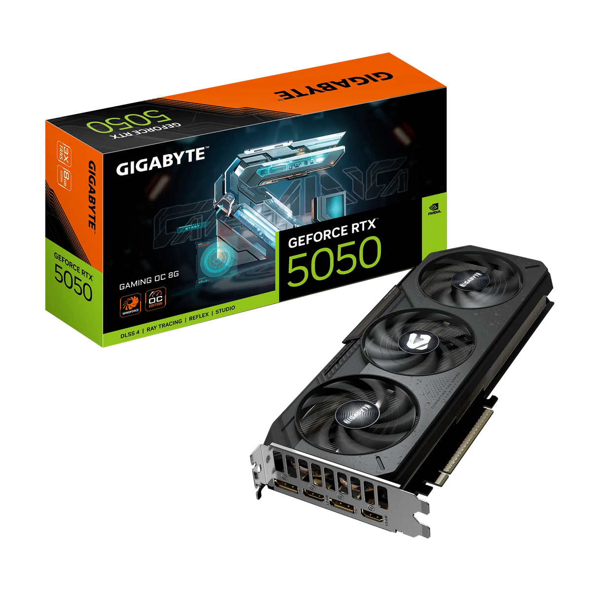 GIGABYTE GeForce RTX 5050 GAMING OC 8G Graphics Card