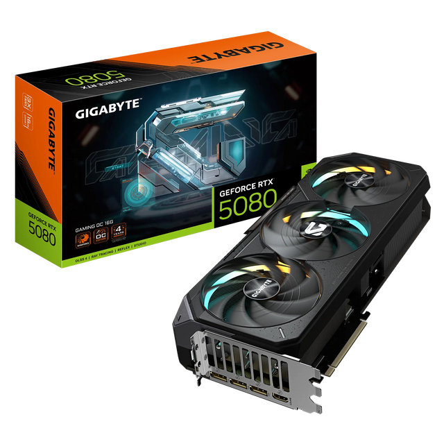 Gigabyte GeForce RTX 5080 GAMING OC 16G  Next-Gen Graphics Power