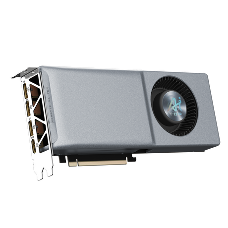 بطاقة رسومات Gigabyte GeForce RTX 4070 Ti SUPER AI TOP 16G - 16GB GDDR6X، PCI-E 4.0، 3 x DisplayPort 1.4، 1 x HDMI 2.1، NVIDIA DLSS 3 