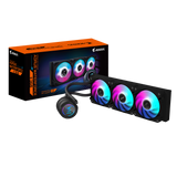 مبرد وحدة المعالجة المركزية السائل Gigabyte AORUS WATERFORCE II 360 بمراوح ARGB، متوافق مع Intel LGA1700 وAMD AM5