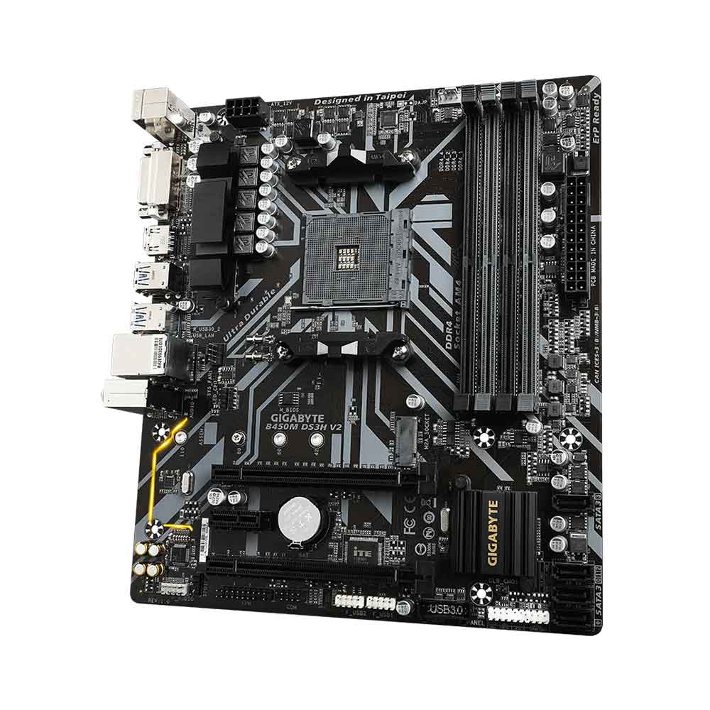 Amd Mama Gigabyte B450M DS3H V2 Ultra Durable AM4 Micro ATX Motherboard AMD B45 ...