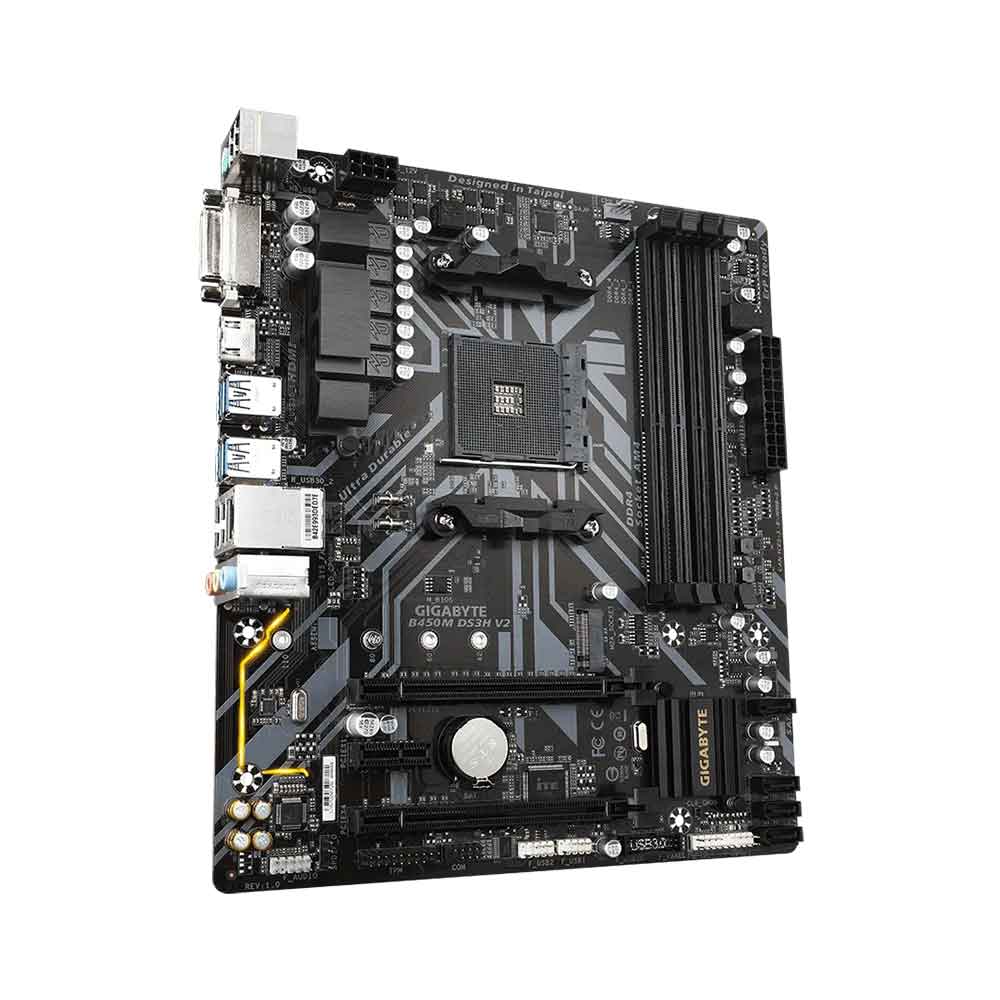 Amd Mama Gigabyte B450M DS3H V2 Ultra Durable AM4 Micro ATX Motherboard AMD B45 ...