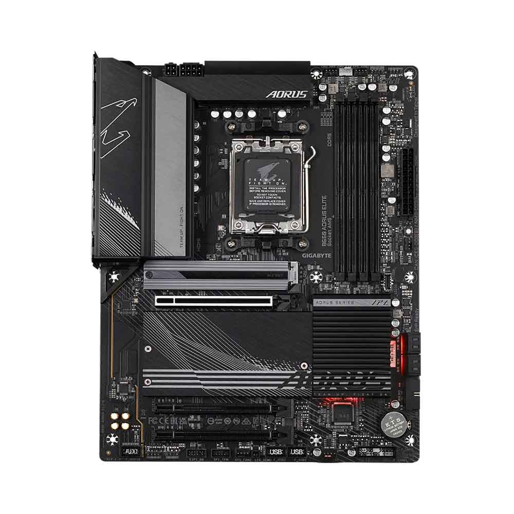 Gigabyte B650 Aorus Elite DDR5 AM5 AMD B650 ATX M.2 PCIe 5.0 USB 3.2 Gen2X2 2.5GbE LAN Q-Flash Plus EZ-Latch