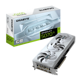 مميزات بطاقة Gigabyte GeForce RTX™ 5070 Ti EAGLE OC ICE SFF 16G، ذاكرة GDDR7 سعة 16 جيجابايت، PCI-E 5.0، دقة 7680 × 4320