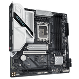 Gigabyte motherboard on a white background