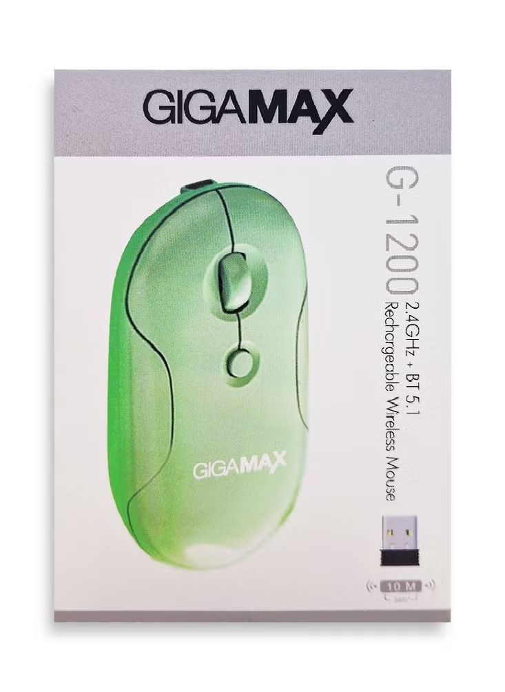 Gigamax G-1200 Wireless Mouse – Ultimate Multi-Mode Precision