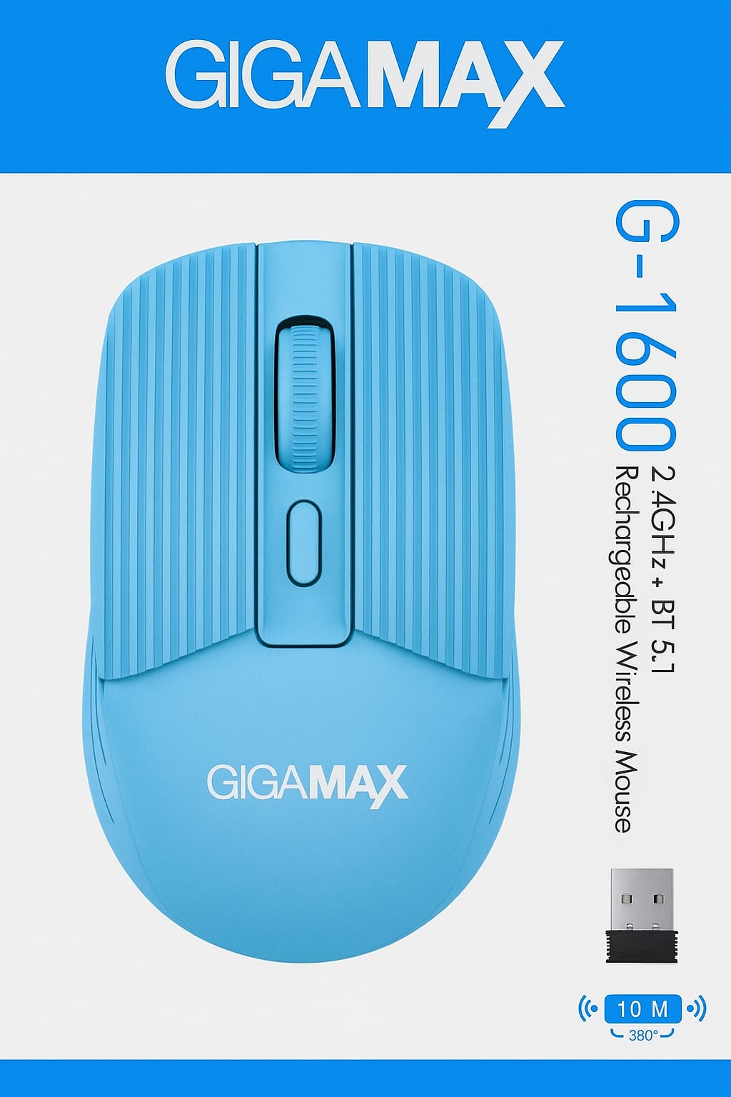 Gigamax G-1200 Wireless Mouse – Ultimate Multi-Mode Precision