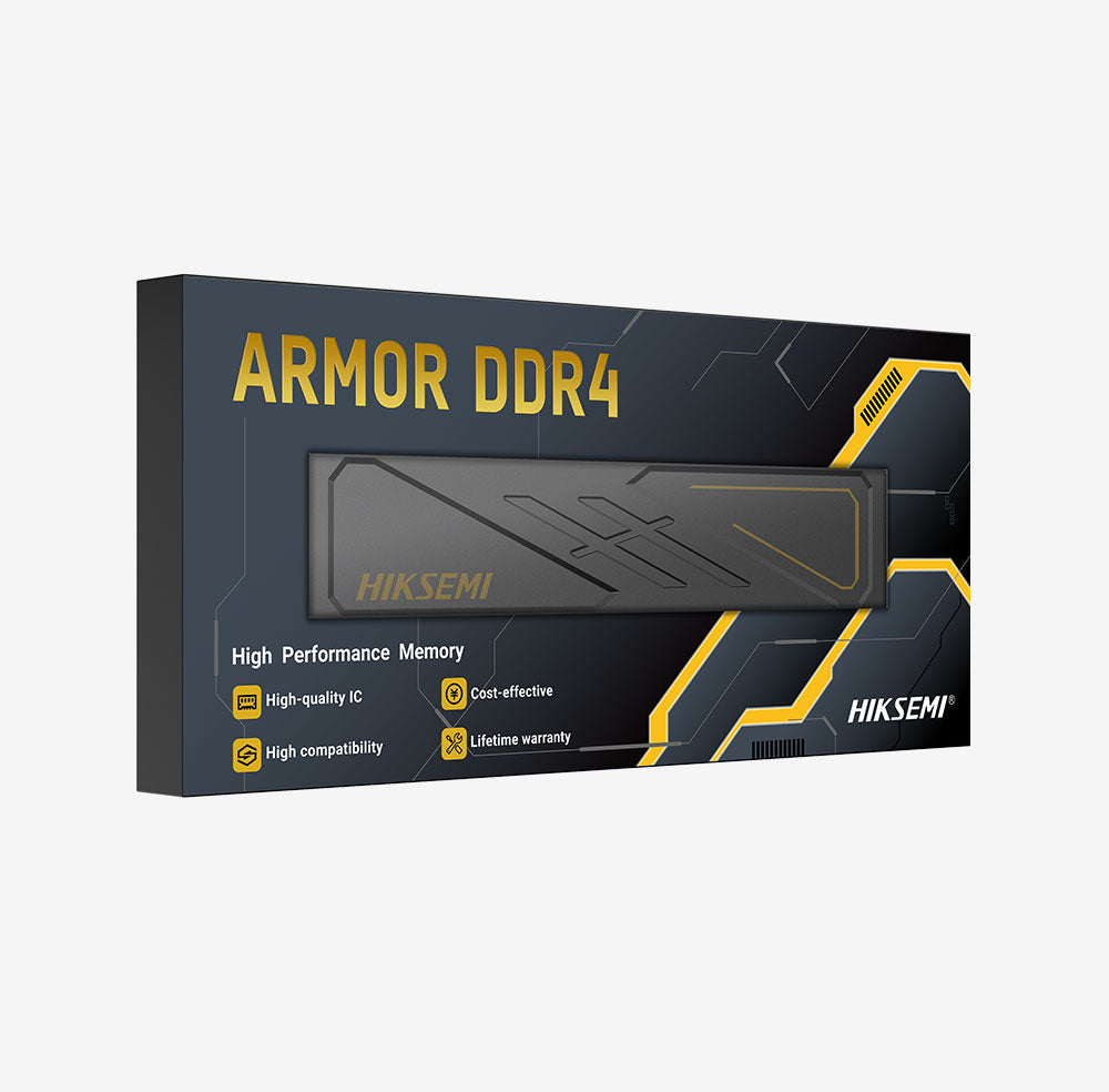 HIKSEMI ARMOR DDR4 16GB 3200MHZ CL16 U10 U-DIM Supports Intel XMP 2.0 Compatible with Latest AMD Platforms Ram - Elyamama