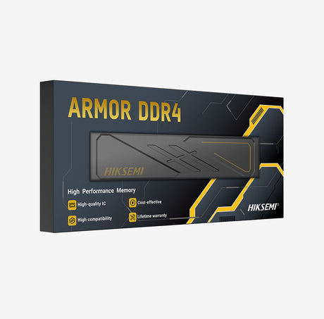 HIKSEMI ARMOR DDR4 16GB 3200MHZ CL16 U10 U-DIM Supports Intel XMP 2.0 Compatible with Latest AMD Platforms Ram - Elyamama