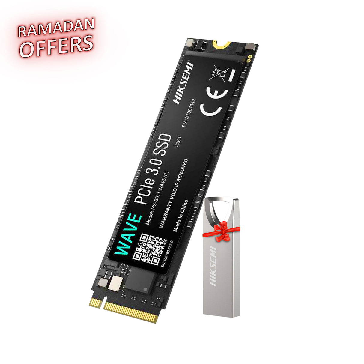  HIKSEMI Wave | 512GB NVMe SSD | PCIe Gen3 | + فلاش 16GB مجاني