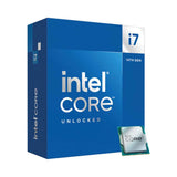 Intel® Core™ i7-14700KF: 20 Cores (8P+12E), 28 Threads, 5.6GHz Turbo, 33MB Cache, 125W, DDR5-5600, PCIe 5.0, LGA1700