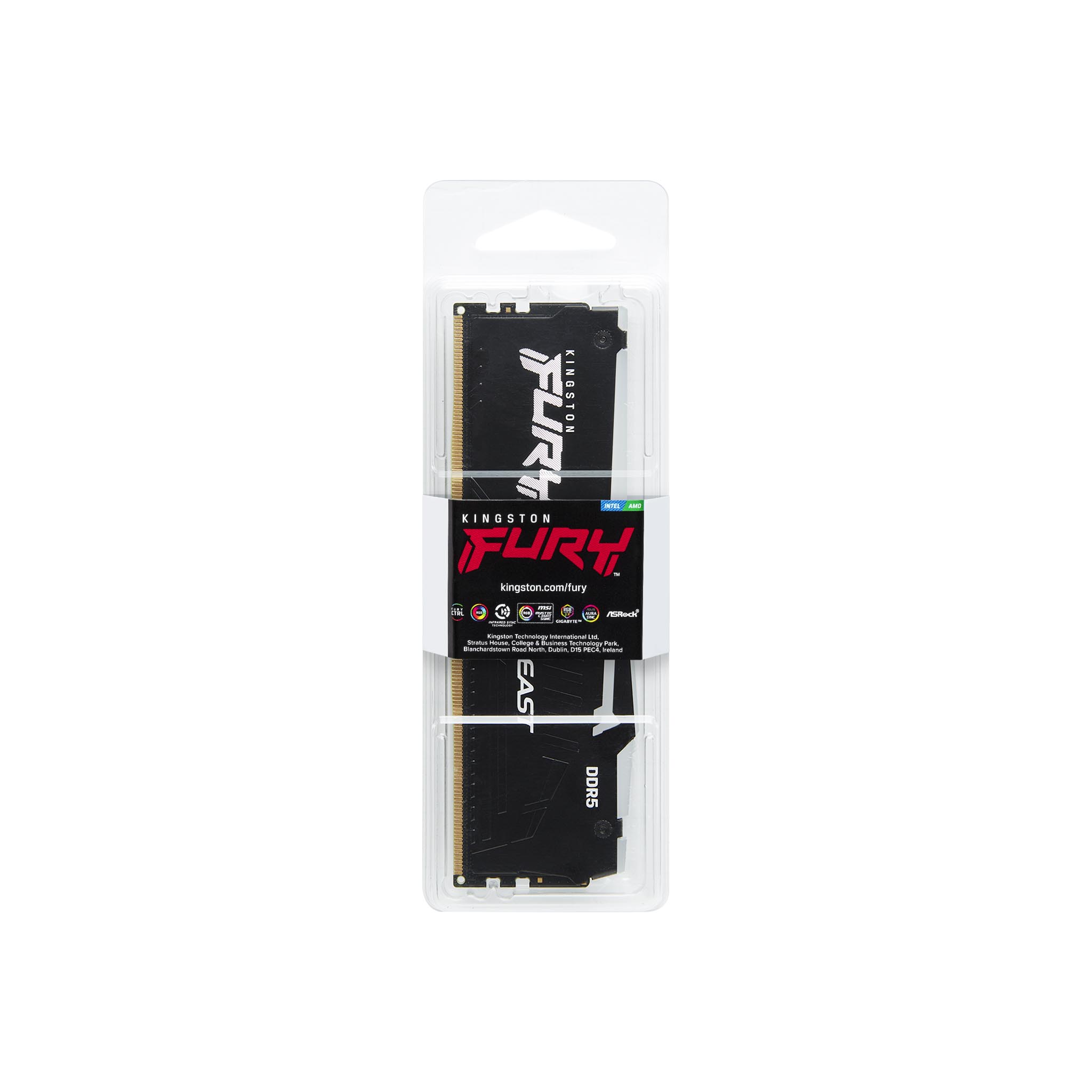 Kingston FURY Beast DDR5 RGB 16 GB 5600 MT/s, Gaming Memory Power