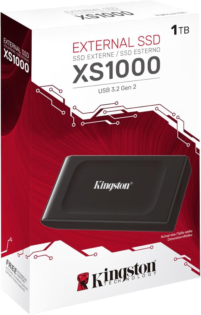 Kingston XS1000 External SSD: Lightning-Fast Portable Storage in 1TB / 2TB