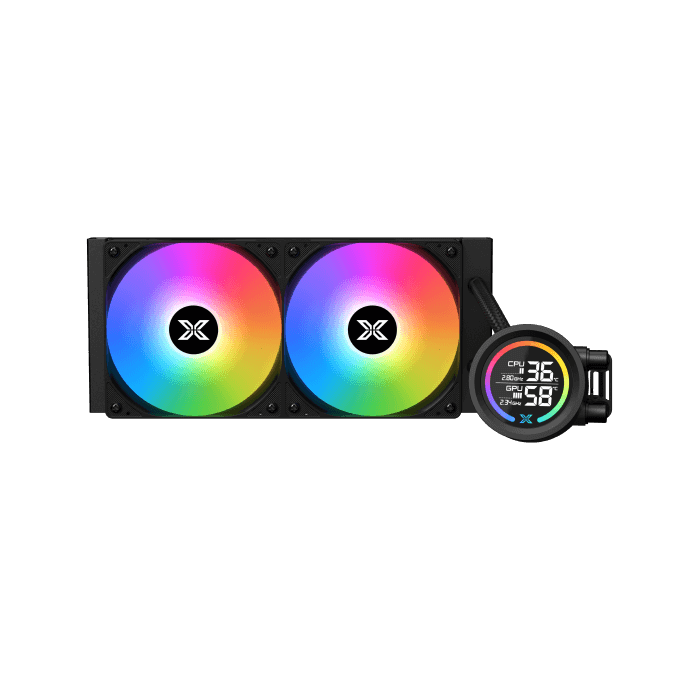 Xigmatek LK 240 Digital Argb Aio Digital Segment LCD Liquid Cpu Cooler Intel: LGA 18XX/1700/1200/115X AMD: AM5/AM4
