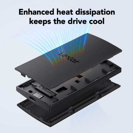 Lexar SL300 Portable SSD USB 3.2 Gen 2 High-Speed Storage