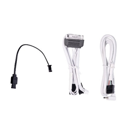 Lian Li Galahad II LCD 360MM White AIO Asetek 8th Gen - 2.88” IPS LCD screen liquid cooler - Screen recording for videos and photos Pre-installed daisy-chained ARGB fans Liquid Cpu Cooler