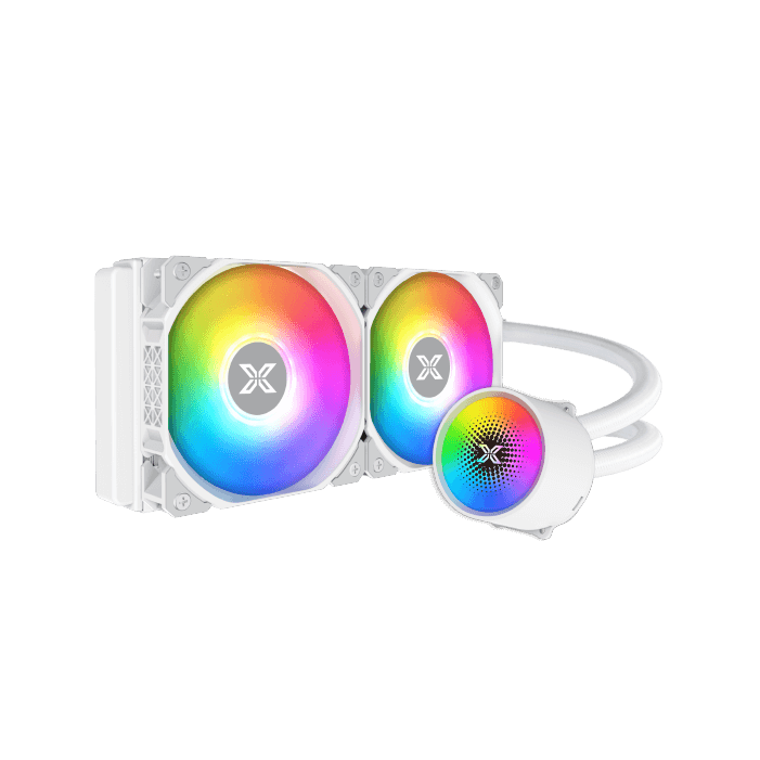 XIGMATEK Liquid Killer X 240 ARGB AIO CPU COOLER (black-white) Intel : LGA 1700/1200 &115X/2011 & 2066 AMD : TR4/AM5/AM4/AM3