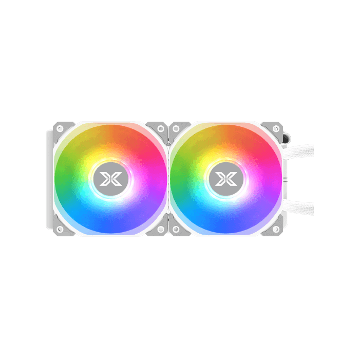 XIGMATEK Liquid Killer X 240 ARGB AIO CPU COOLER (black-white) Intel : LGA 1700/1200 &115X/2011 & 2066 AMD : TR4/AM5/AM4/AM3