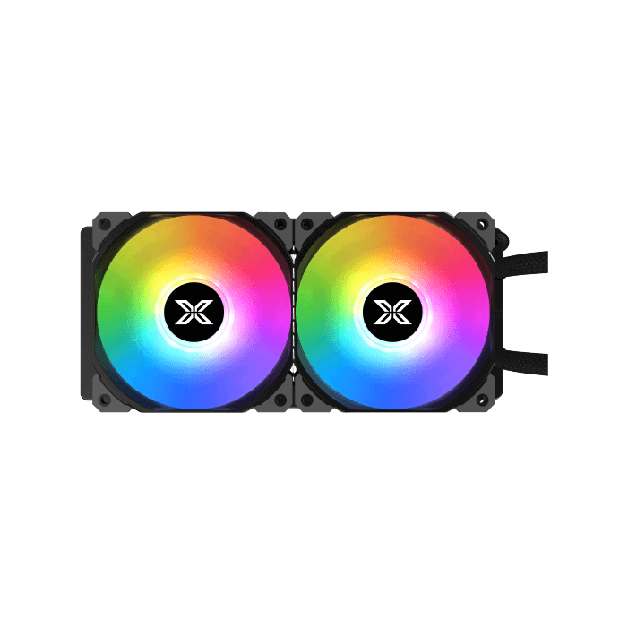 XIGMATEK Liquid Killer X 240 ARGB AIO CPU COOLER (black-white) Intel : LGA 1700/1200 &115X/2011 & 2066 AMD : TR4/AM5/AM4/AM3