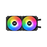 XIGMATEK Liquid Killer X 240 ARGB AIO CPU COOLER (black-white) Intel : LGA 1700/1200 &115X/2011 & 2066 AMD : TR4/AM5/AM4/AM3