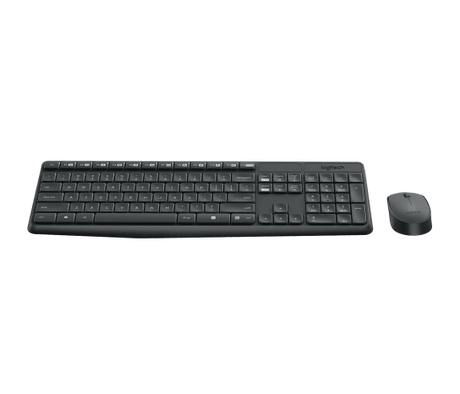 Logitech MK235 Wireless Keyboard & Mouse Combo Reliable Wireless Simplicity